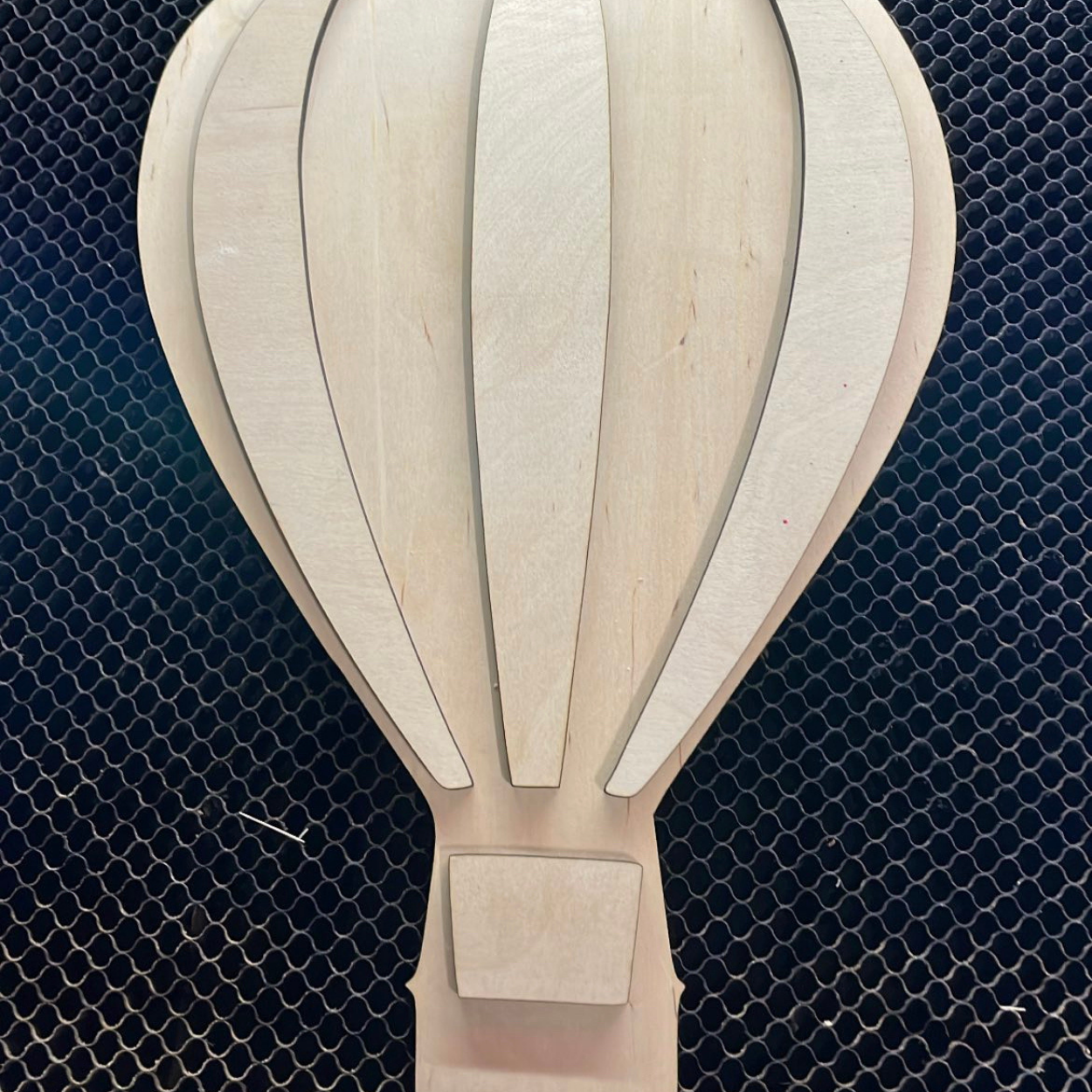 Laser Cut Hot Air Balloon Double Layer 12"