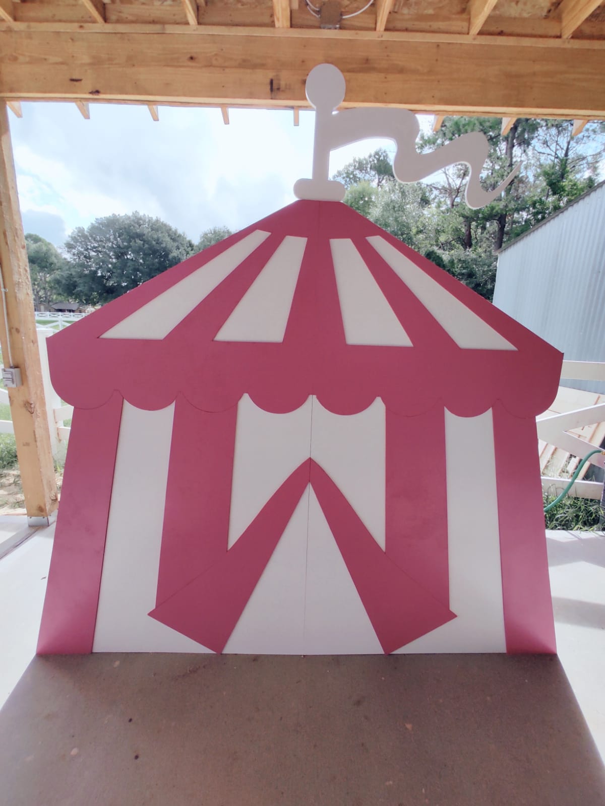 Flat Circus/Carnival Backdrop Double Layer