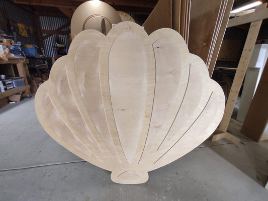 SHELL BACKDROP DOUBLE LAYER