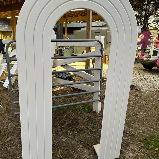 Flat arch W/lines
