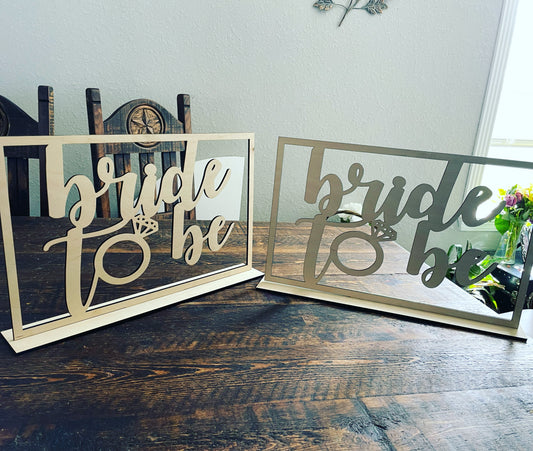 Bride To Be Center Pieces