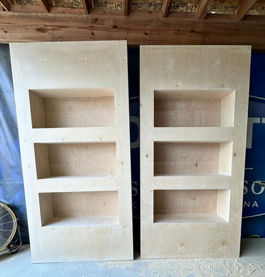 3D ARCH WITH SHELVES ONE PIECE