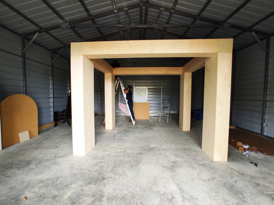 Square Structure 10x10x10'
