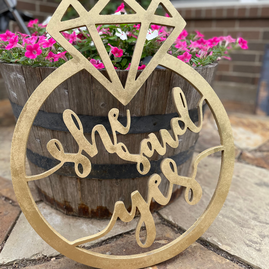 Laser Cut Sign 3’